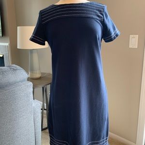 Brooks Brothers Navy Midi Dress